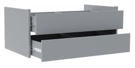 Schubladenset Dr 2 für Kleiderschränke Solo 2D Sh – grau