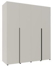 Vier­türiger Kleiderschrank Solo 4D T – Nimfea Alba