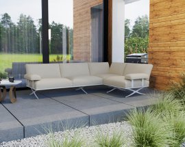 Garten-Ecksofa-Set Valentino