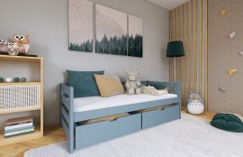 Kinderbett Ergo - 80x160 cm - Grau