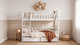 Bett na kat Ignas - 80x180 cm - Weiß