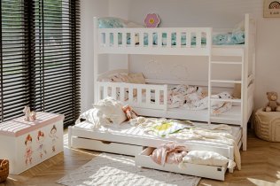 Lano - Etagenbett mit Zusatzbett Blanka