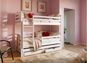 Lano - Etagenbett mit Zusatzbett Luk