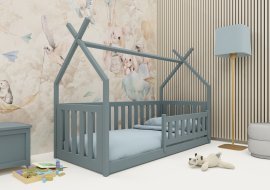 Kinderbett Bogus - 80x180 cm - grau