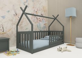 Kinderbett Bogus - 90x200 cm - Graphit