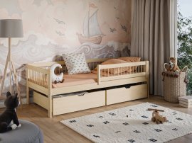 Kinderbett Edi - 80x200 cm - Kiefer