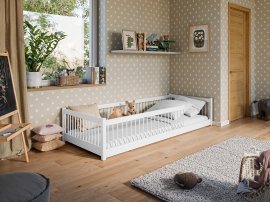 Kinderbett Pedro - 90x200 cm - weiß