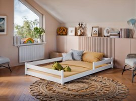 Kinderbett Zofia - 120x200 cm - weiß