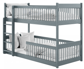 Etagenbett Boston - 90x200 cm - grau
