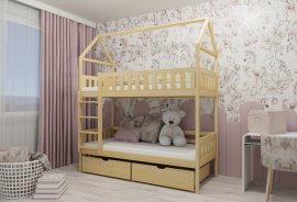 Etagenbett Gaja - 80x200 cm - Kiefer