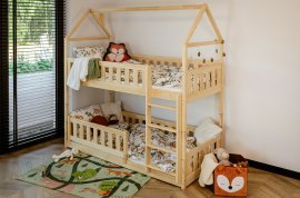 Etagenbett Pola - 80x200 cm - Kiefer