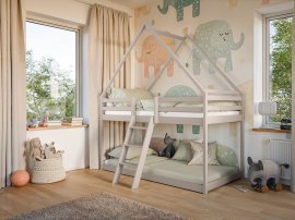 Etagenbett Sweet - 80x180 cm - Kaschmir