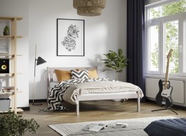 Bett Teen - 120x200 cm - Kaschmir