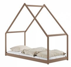 Haus Moris – 90x200 cm – milchschokoladenbraun