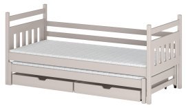 Kinderbett mit zusätzlicher Schlafgelegenheit Daniel – 80x160 cm – Kaschmir