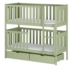Etagenbett Dawid – 80x180 cm – Oliv