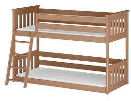 Etagenbett Kevin – 90x190 cm – Zimt