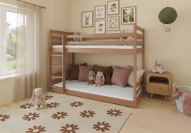 Etagenbett Mini – 80x160 cm – Zimt