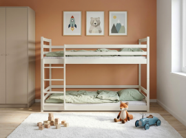 Etagenbett Mini – 80x180 cm – Creme