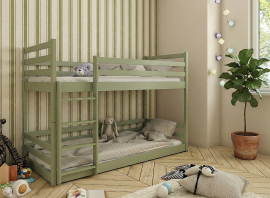 Etagenbett Mini – 90x200 cm – Oliv