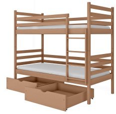 Etagenbett Nemo – 80x200 cm – Zimt