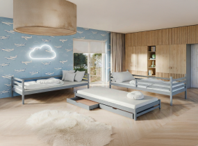 Lano - Etagenbett mit Zusatzbett Luk