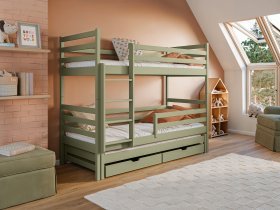 Lano - Etagenbett mit Zusatzbett Luk