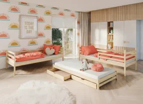 Lano - Etagenbett mit Zusatzbett Luk
