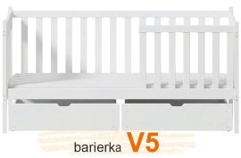 Zusätzliche Absturzsicherung V5 für das Kinderbett Lano