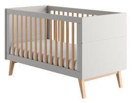 Kinderbett Swing - 70x140 cm - grau