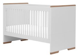 Kinderbett Snap - 70x140 cm - weiß
