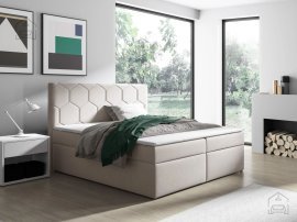 Boxspringbett 76 – 120x200 cm – Velours Trinity 01
