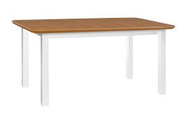 Ausziehbarer Esstisch Wenus 5 S – Weiß/Eiche