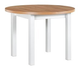 Ausziehbarer Esstisch Poli 4 – Weiß/Wotan