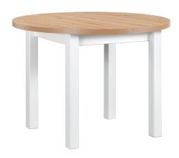 Ausziehbarer Esstisch Poli 4 – Weiß/Artisan