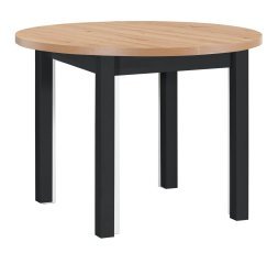 Ausziehbarer Esstisch Poli 4 – Schwarz/Artisan