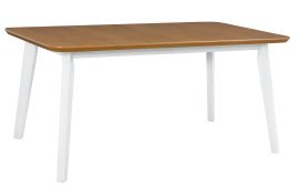 Ausziehbarer Esstisch Oslo 8 – Weiß/Eiche