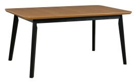 Ausziehbarer Esstisch Oslo 8 – Schwarz/Eiche