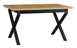 Ausziehbarer Esstisch Ikon 1 – Schwarz/Wotan