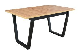 Ausziehbarer Esstisch Ikon 2 – Schwarz/Artisan