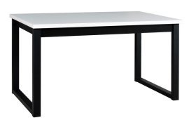 Ausziehbarer Esstisch Ikon 3 – Schwarz/Weiß