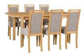 Esszimmer-Set Modena 1 Grandson + 6 Stühle Roma 5 Grandson Aragon 5