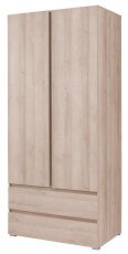 Garderobna omara Cosmo C02 - hrast sonoma