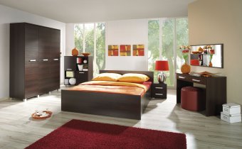 Schlafzimmer Maximus - Kastanie Wenge