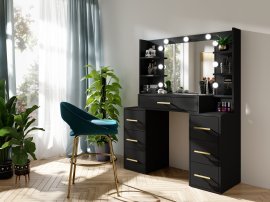 Schminktisch Broadway - schwarz