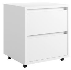 Mobiler Schrank - weiß