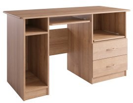 Schreibtisch mit Schubladen Max - Eiche Riviera