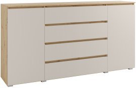 Kommode Cosmo C06 – Eiche Artisan/Kaschmir