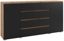 Kommode Cosmo C06 – Eiche Artisan/Kaschmir