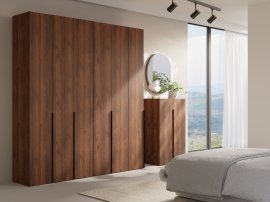 Set für Schlafzimmer und Vorzimmer Slim – Warmia Nussbaum